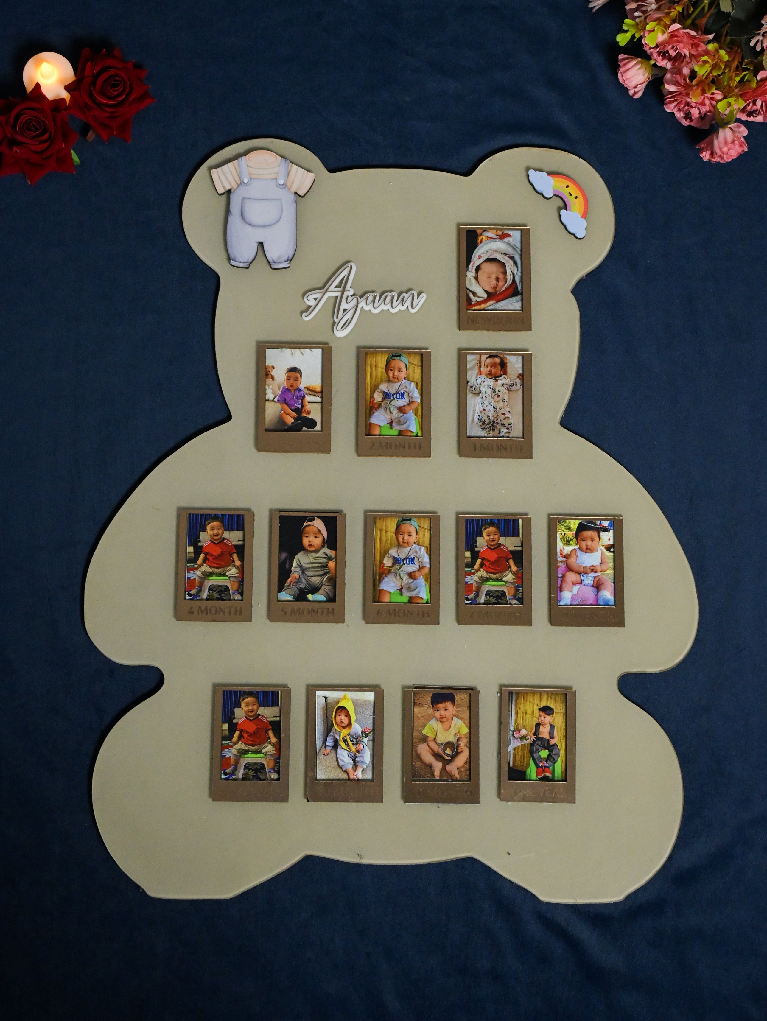 Baby Photo Board-Rectangular Shape