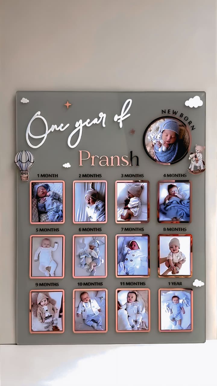 Baby Photo Board-Rectangular Shape