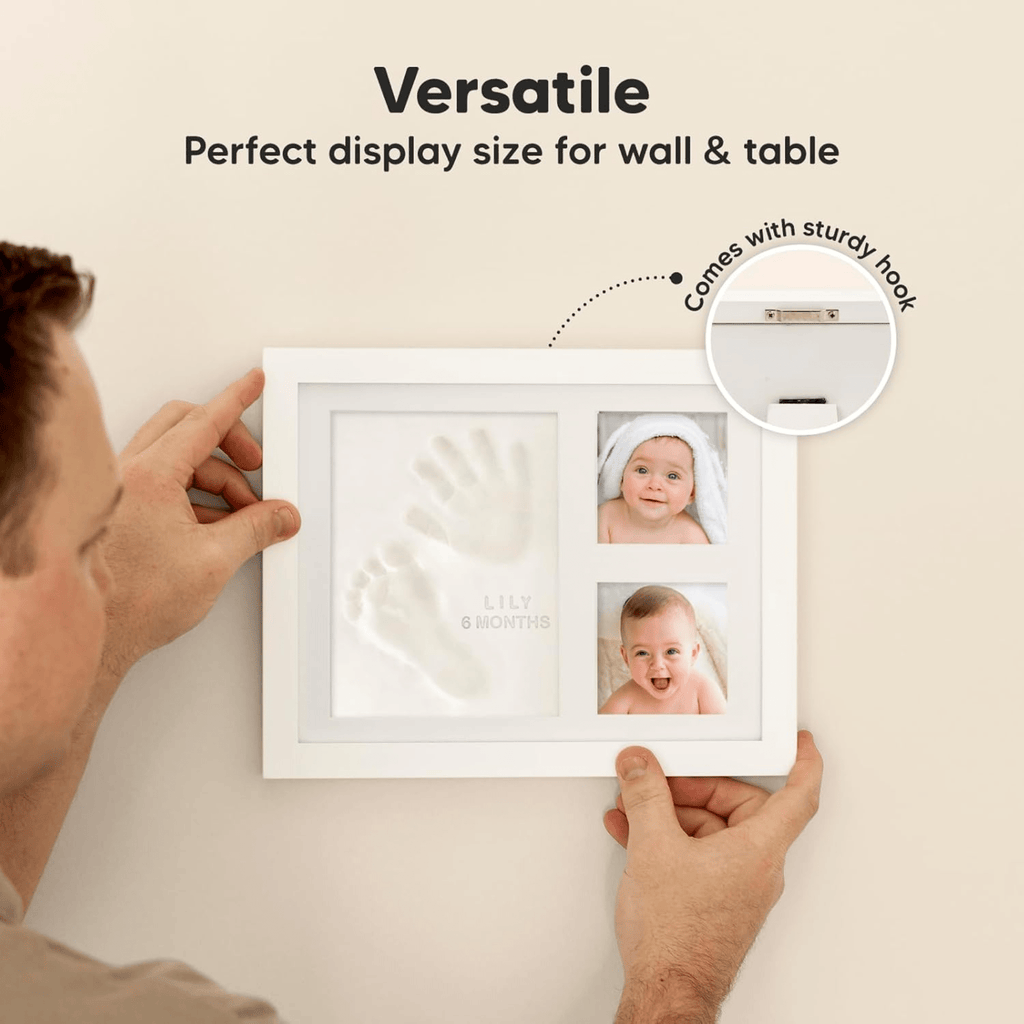 Baby Hand and Footprint Frame Keepsake