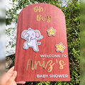Baby Shower Welcome Sign