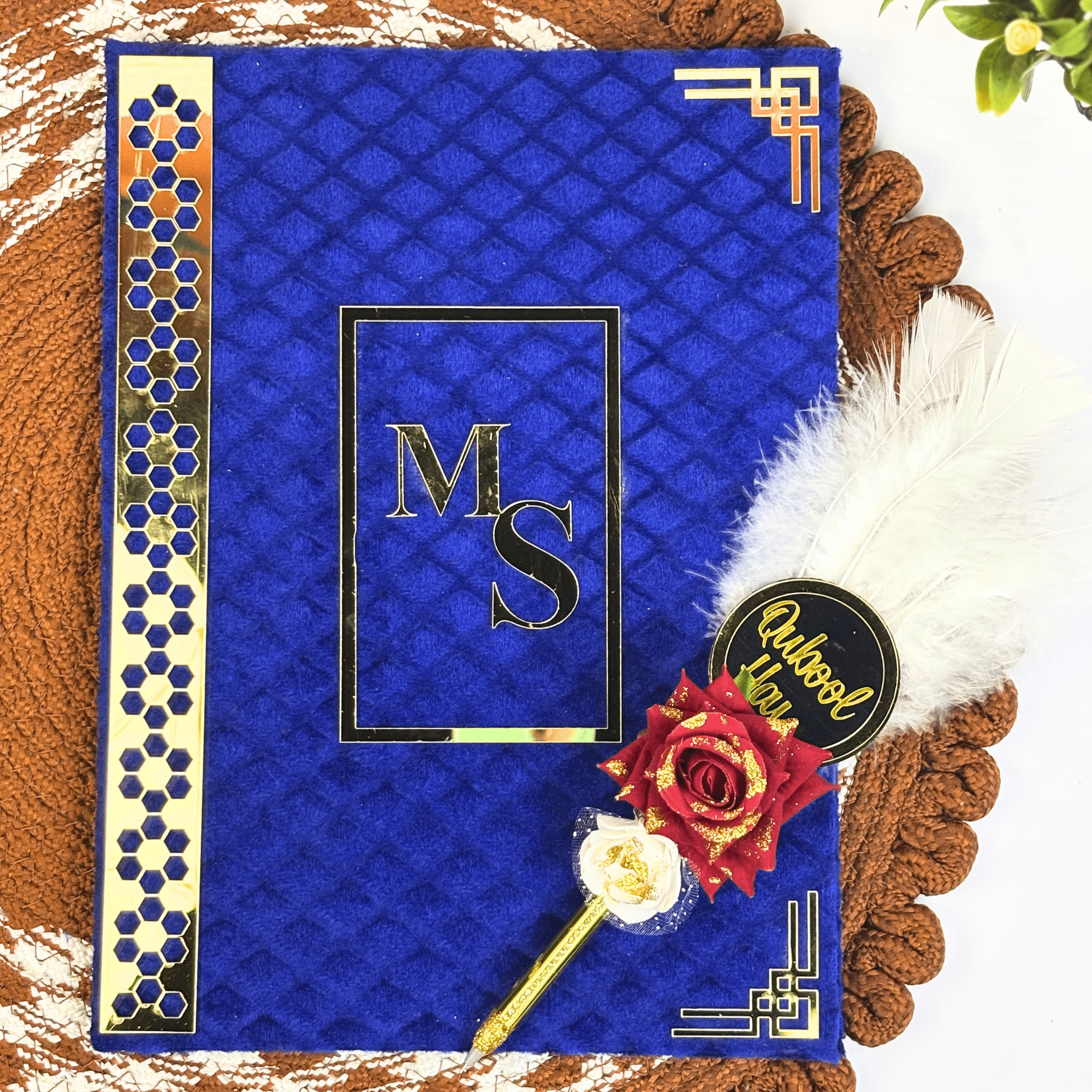 Customised Nikah Nama With Qubool Hai Pen