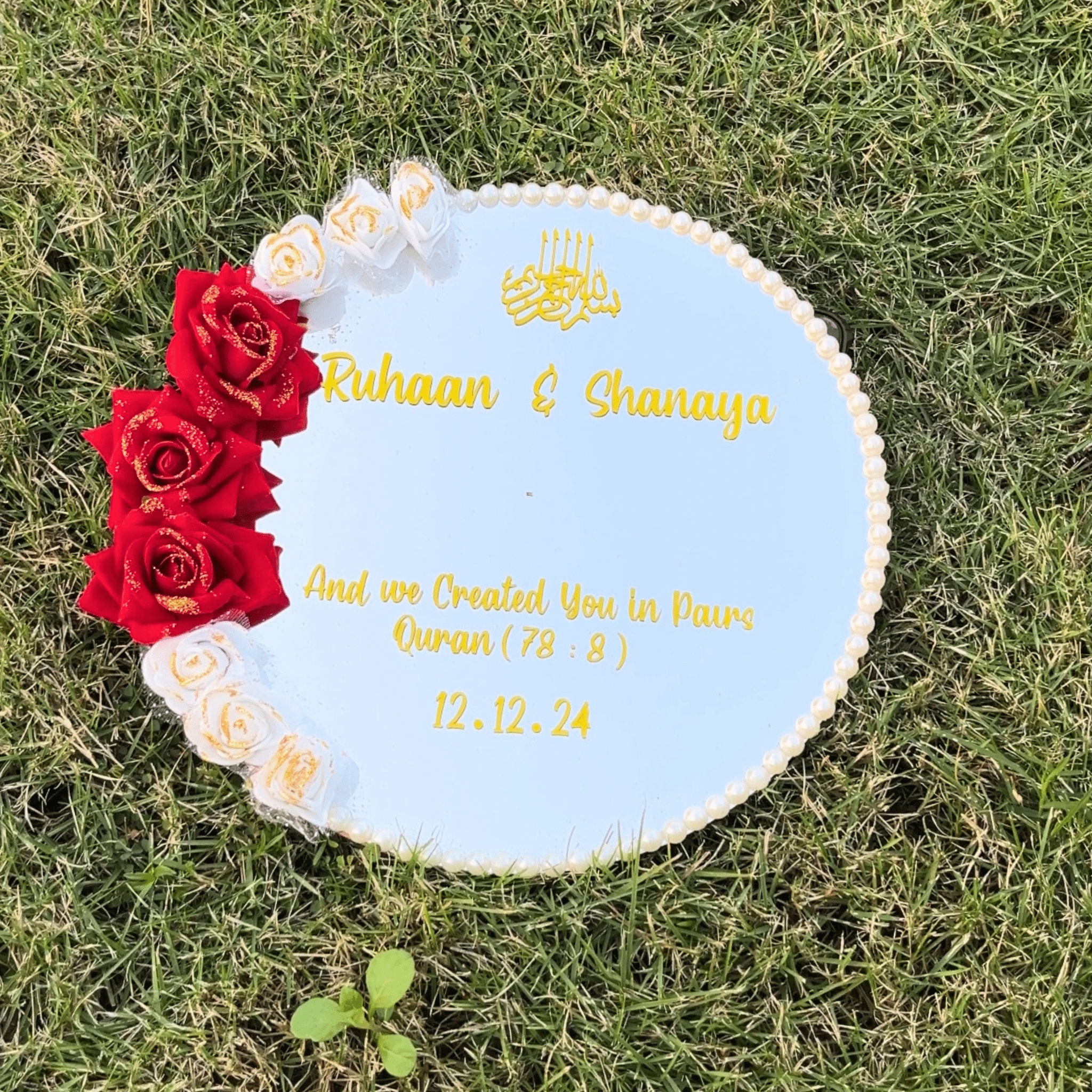 Customized Nikah Mirror