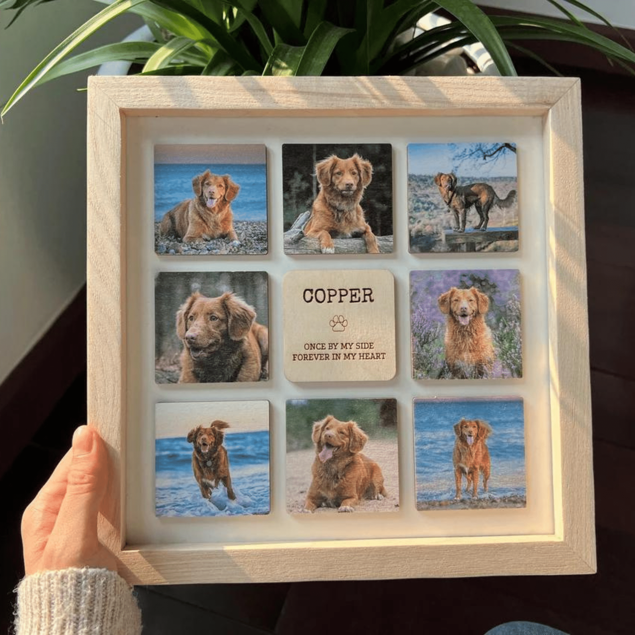 Personalized Pet Memorial Wooden Frame